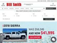 Tablet Screenshot of billsmithbuickgmc.com